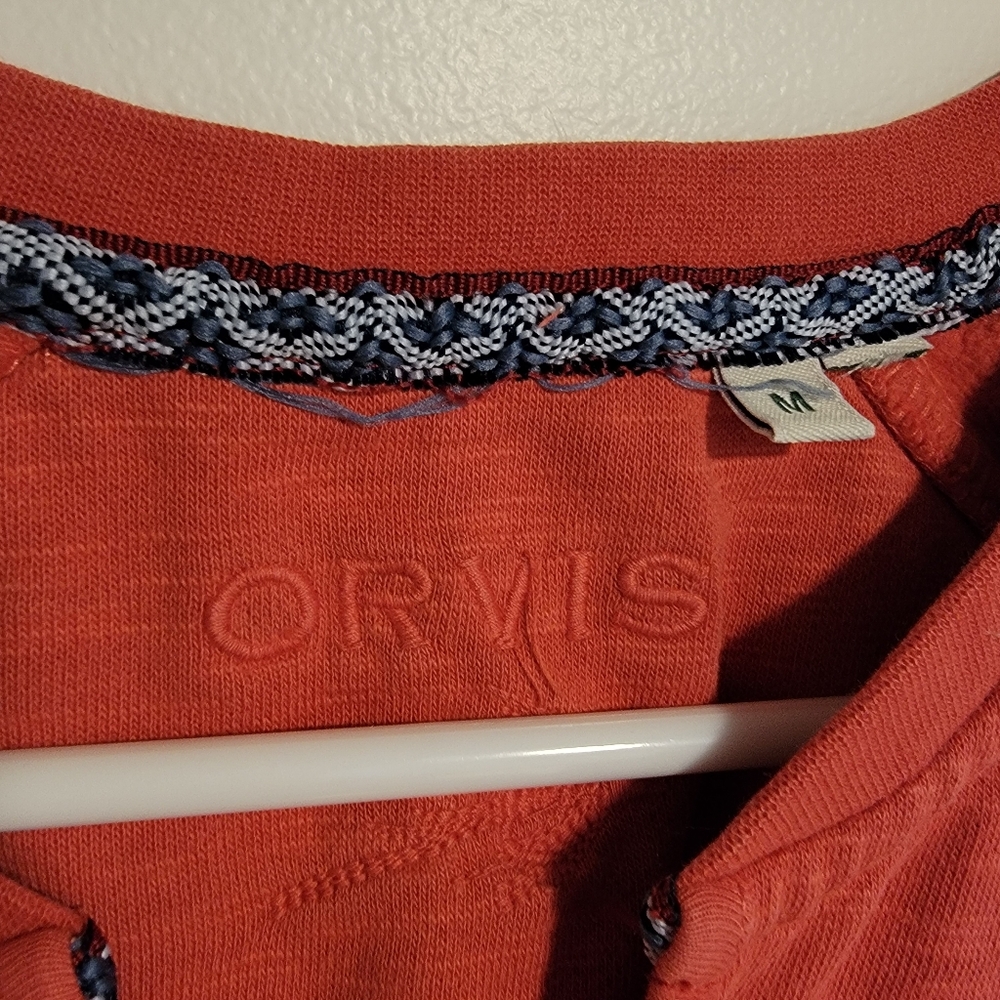 Orvis 100% Cotton 3/4 Sleeve Dress Medium - Picture 3 of 3